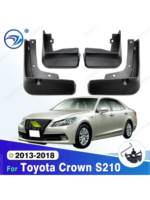 CREATROAD 4 шт. прочные брызговики из АБС-пластика для Toyota Crown S2, 4 шт