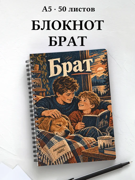 Блокнот брата с мотивирующими цитатами