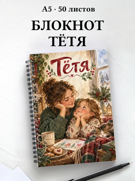 Блокнот тёти с мотивирующими цитатами