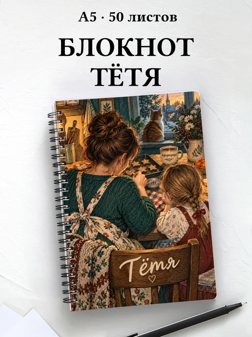 Блокнот тёти с мотивирующими цитатами