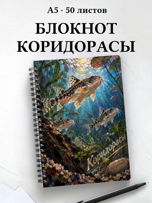 Блокнот Коридорасы с мотивирующими цитатами