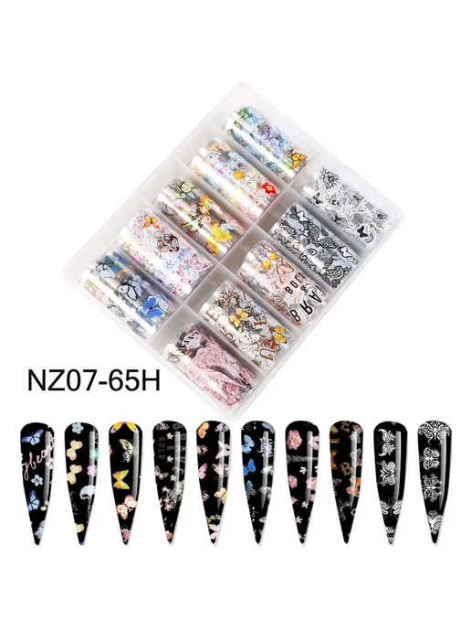 Mafanails Набор наклеек для ногтей 50 стилей, NZ008-5H, фото 6