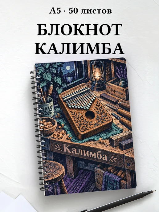 Блокнот Калимба с мотивирующими цитатами