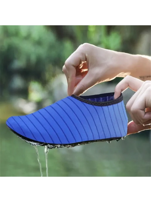 Нет бренда Аквашузы Upstream Wading Slippers Unisex, зеленый, фото 2