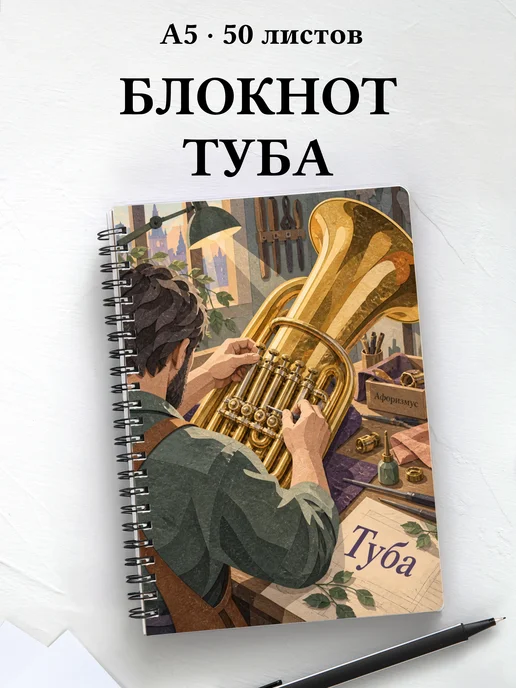Блокнот Туба с мотивирующими цитатами