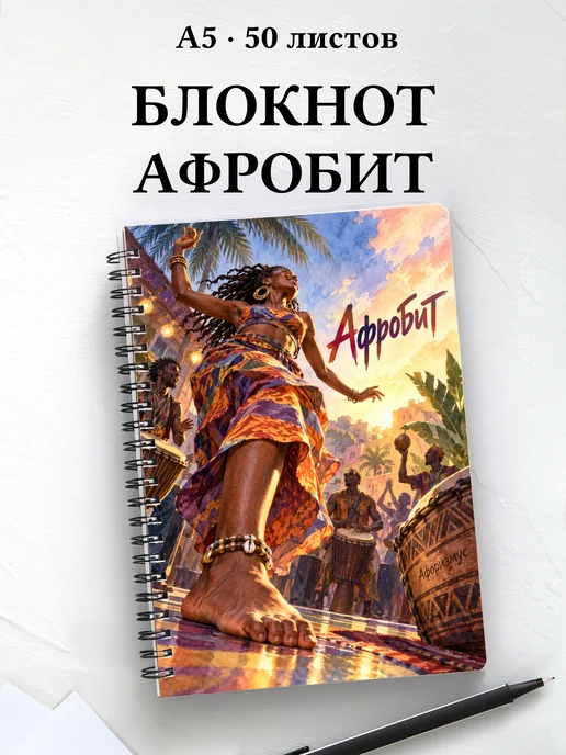 Блокнот Афробит с мотивирующими цитатами