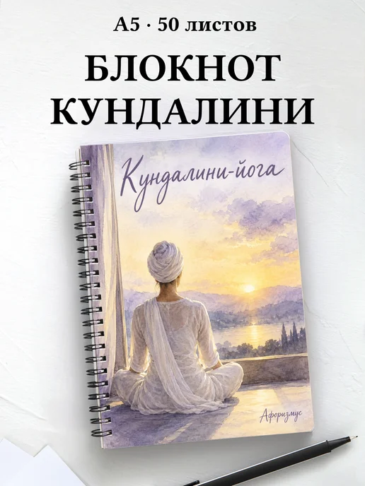 Блокнот Кундалини-йога с мотивирующими цитатами