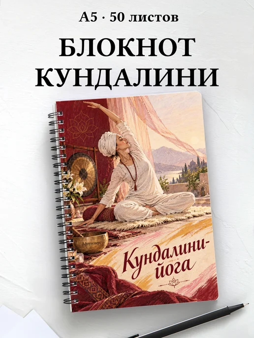 Блокнот Кундалини-йога с мотивирующими цитатами