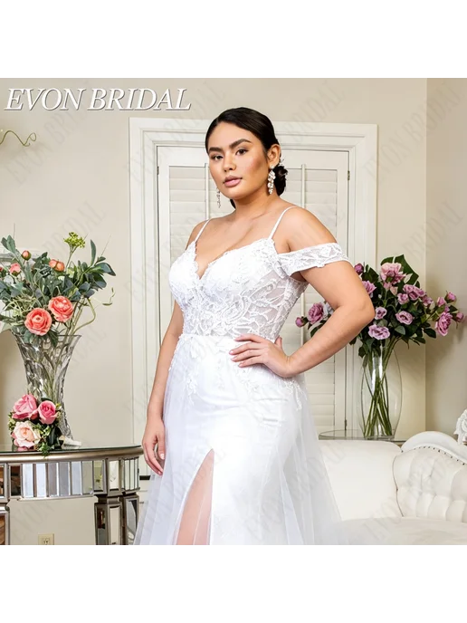 EVON BRIDAL Свадебное платье плюс сайз, вариант, фото 4