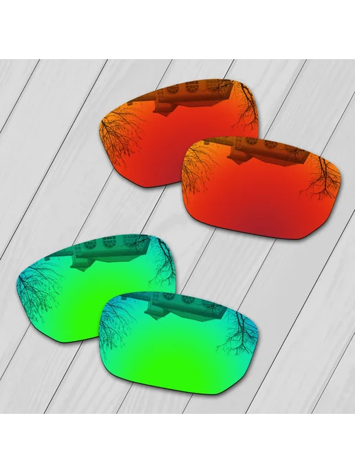 eLuxonsight Сменные линзы для Oakley Style Switch Red-Green, вариант
