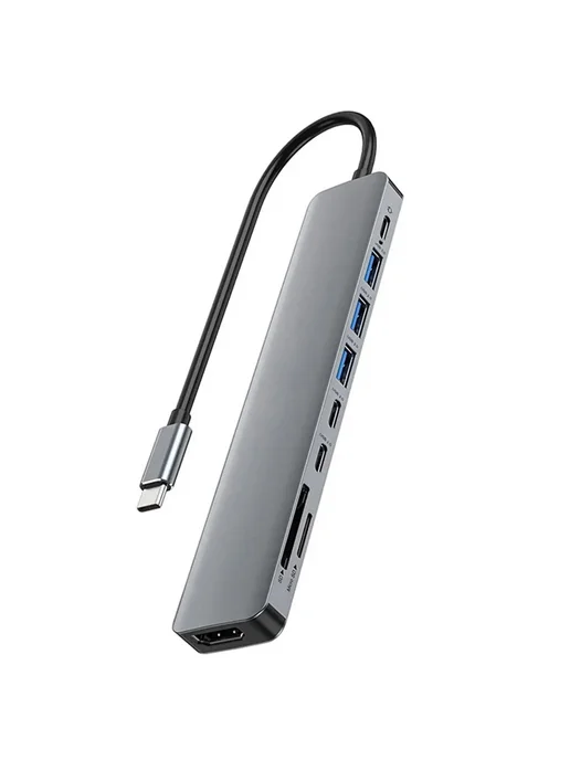 Нет бренда Док-станция USB-C 9-в-1 для ноутбука, вариант, фото 4