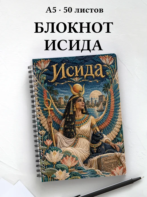 Блокнот Исида с мотивирующими цитатами