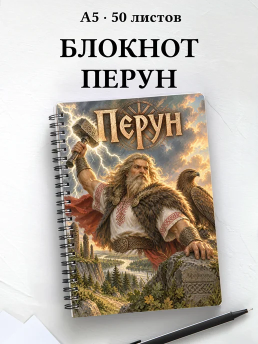 Блокнот Перун с мотивирующими цитатами