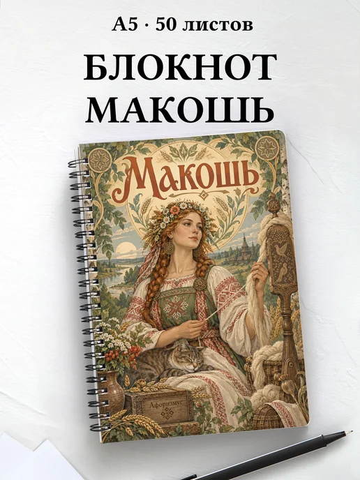 Блокнот Макошь с мотивирующими цитатами