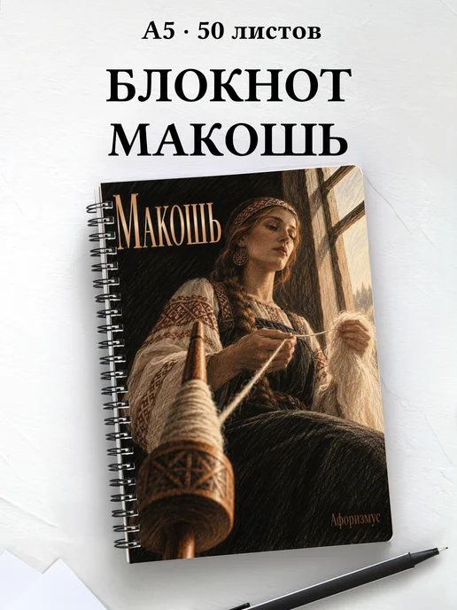 Блокнот Макошь с мотивирующими цитатами