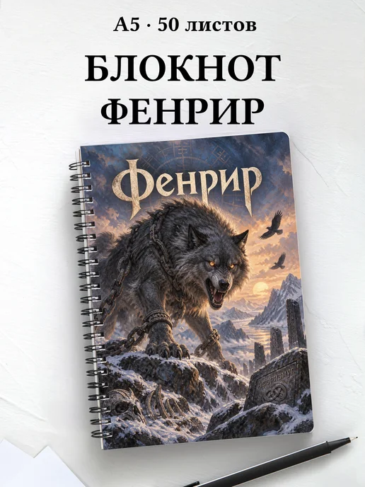 Блокнот Фенрир с мотивирующими цитатами
