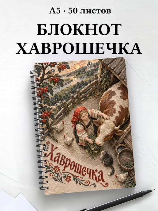 Блокнот Хаврошечка с мотивирующими цитатами