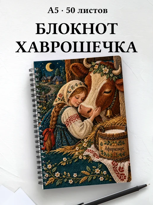 Блокнот Хаврошечка с мотивирующими цитатами