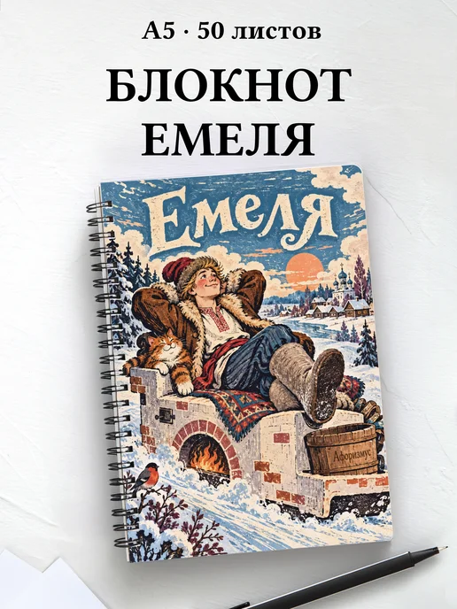 Блокнот Емеля с мотивирующими цитатами