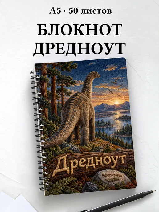 Блокнот Дредноут с мотивирующими цитатами