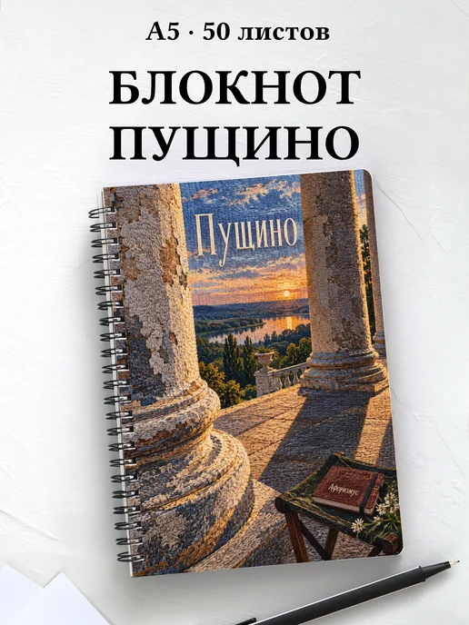 Блокнот Пущино с мотивирующими цитатами