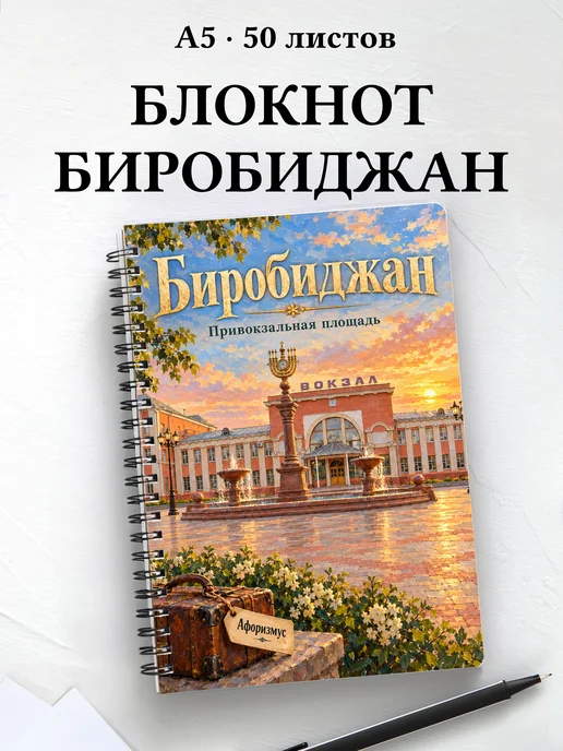 Блокнот Биробиджан с мотивирующими цитатами