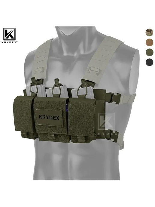 KRYDEX Triple 556 Подсумок для журналов Черный, Black, черный, фото 2