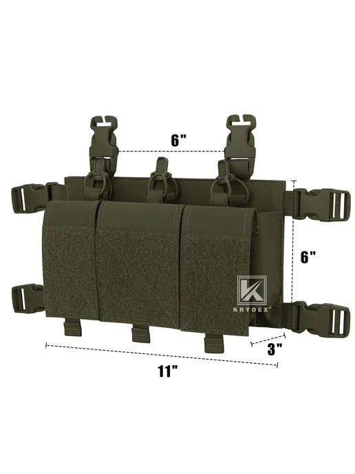 KRYDEX Triple 556 Подсумок для журналов Ranger Green, зеленый, фото 6