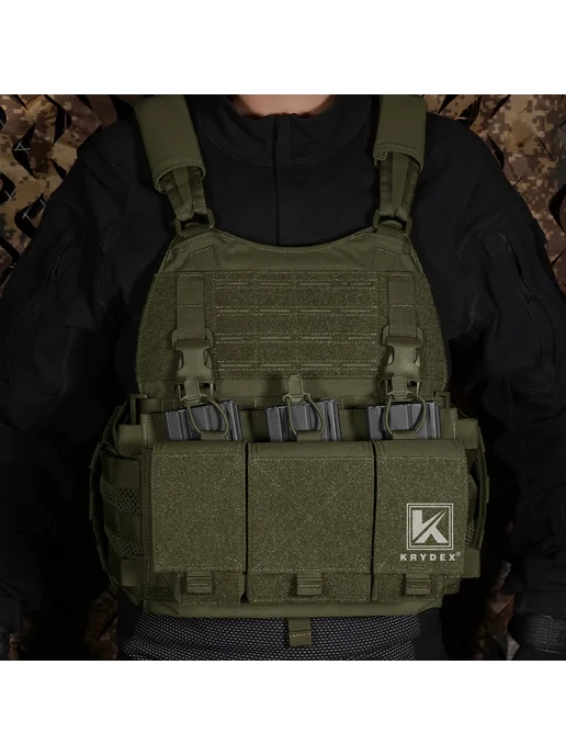 KRYDEX Triple 556 Подсумок для журналов Ranger Green, зеленый, фото 7