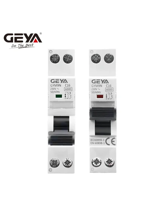 GEYA Автомат GYM9N 6A, 220V, B Curve, Автомат 16A 220V C, фото 3