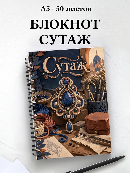 Блокнот Сутаж с мотивирующими цитатами