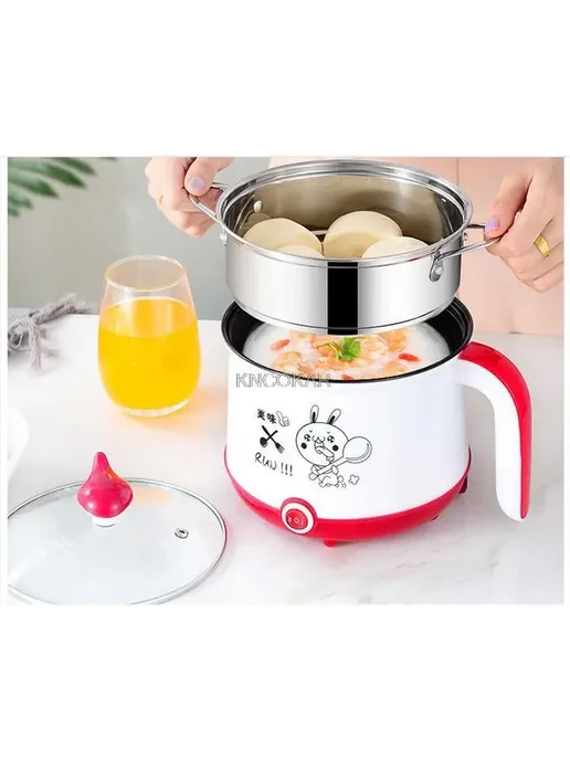 Мини-мультиварка KNCOKAR 220В 1,8л, 1,8 л, фото 4