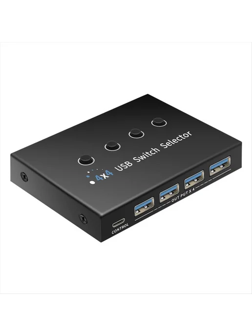 USB3.0 коммутатор KM, селектор для 4 компьютеров ноутбуков П…, вариант, фото 7