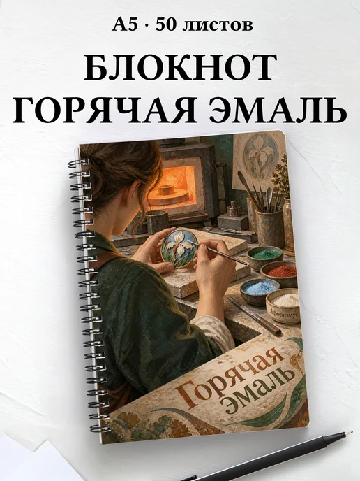Блокнот Горячая эмаль с мотивирующими цитатами