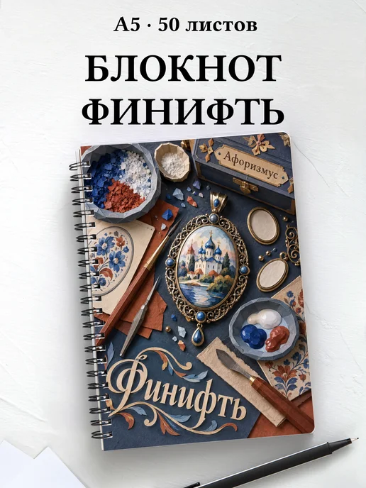 Блокнот Финифть с мотивирующими цитатами