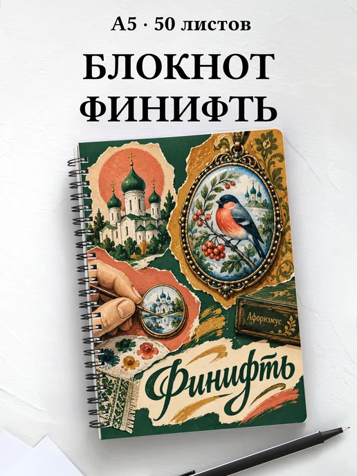 Блокнот Финифть с мотивирующими цитатами