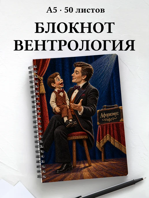 Блокнот Вентрология с мотивирующими цитатами