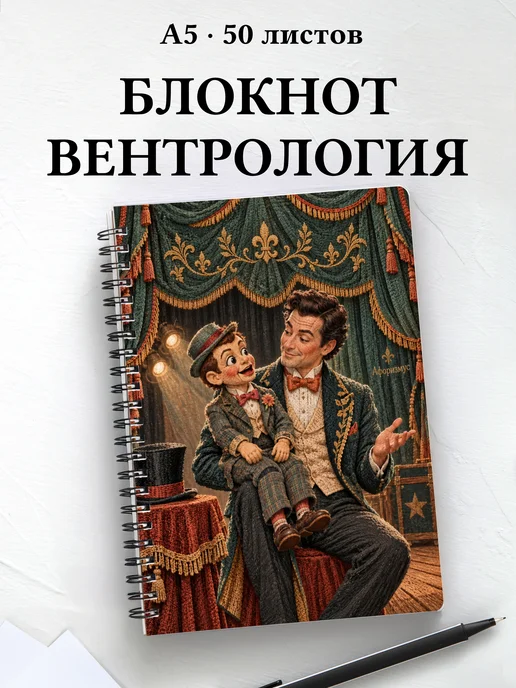 Блокнот Вентрология с мотивирующими цитатами