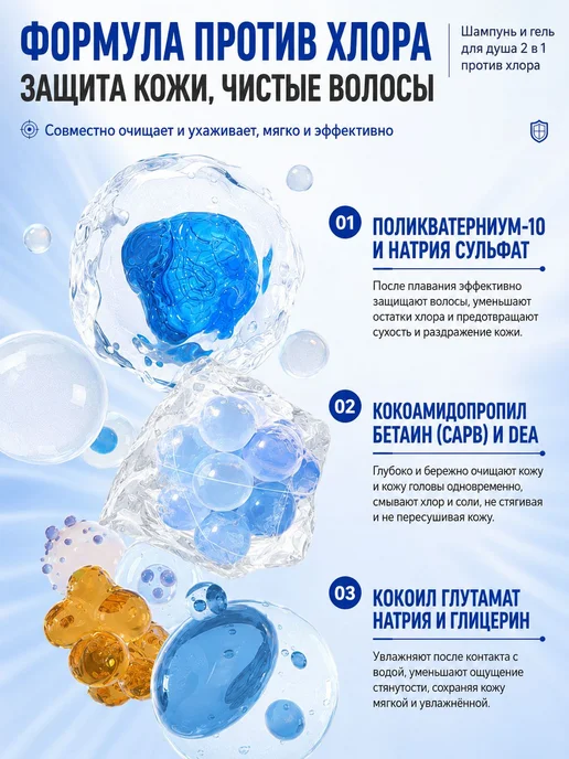 Средство для душа, гель, 60 мл, 60 мл, фото 5