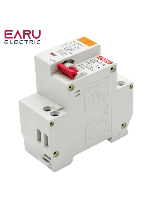 EARU Автоматический выключатель тока утечки EARUELECTRIC 6A, вариант, фото 4
