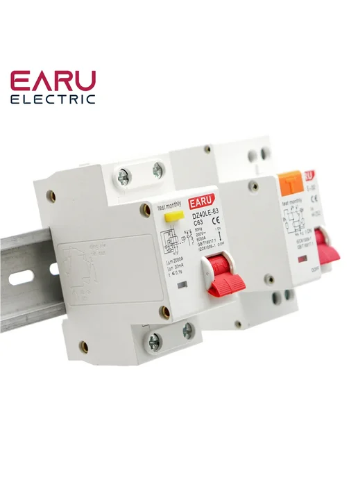EARU Автоматический выключатель тока утечки EARUELECTRIC 6A, вариант, фото 6