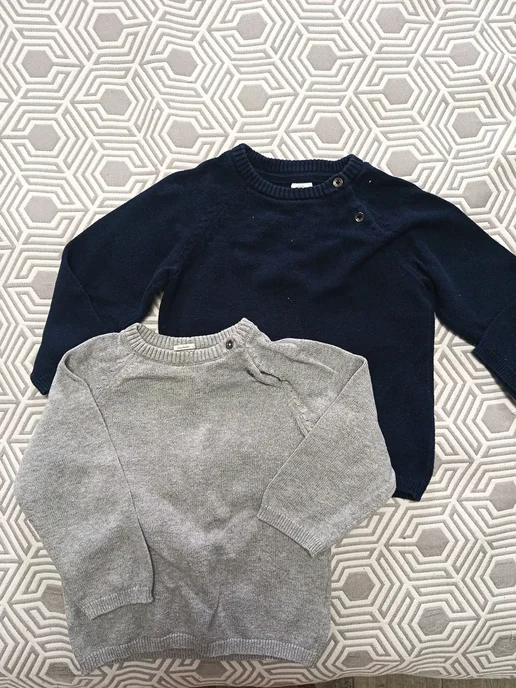 H&M джемпер для малышей 86р, синий, фото 2