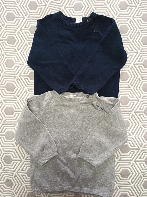 H&M джемпер для малышей 86р, синий, фото 3