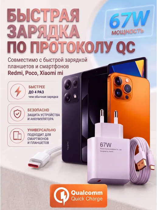 etronic Быстрая зарядка Type-C 67W, 67 Вт, фото 3