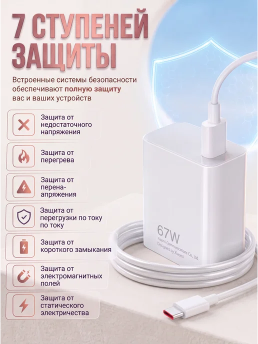 etronic Быстрая зарядка Type-C 67W, 67 Вт, фото 4
