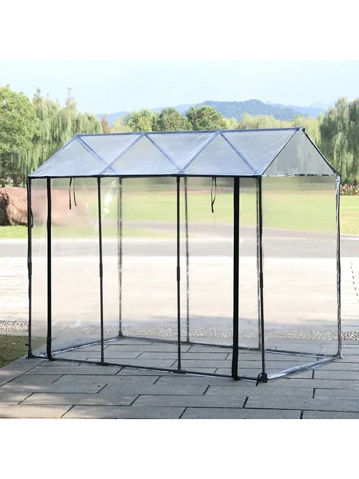 Теплица башенного типа 140 x 165 x 180 см, серебристый, 140x165x180 см, фото 2
