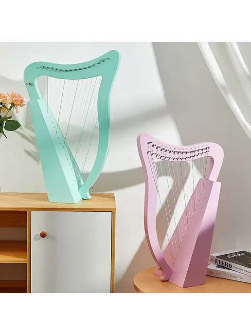 MoonLady Деревянная арфа Harp-3 16 strings type 4, 19-струнная 19 Type 1, фото 2