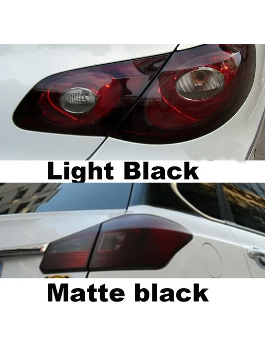 YRMCC Автомобильная пленка Light Black 30x200 см, черный, фото 3