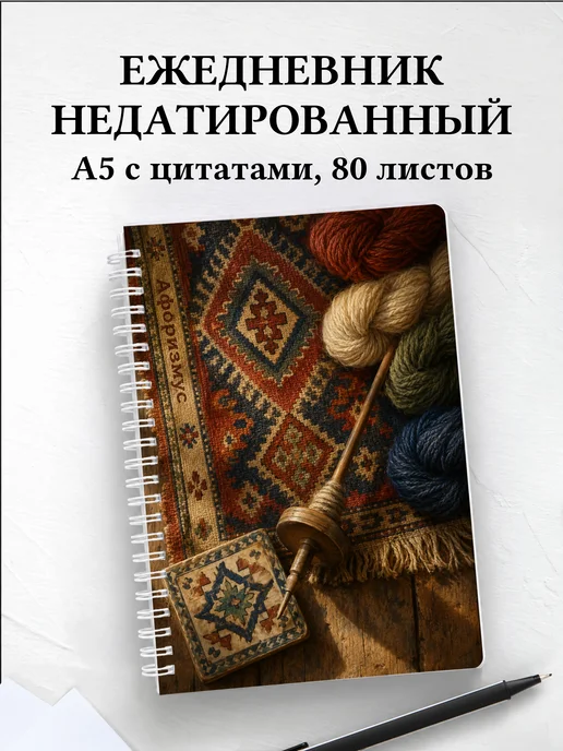 Ежедневник недатированный Армянские ковровые узоры
