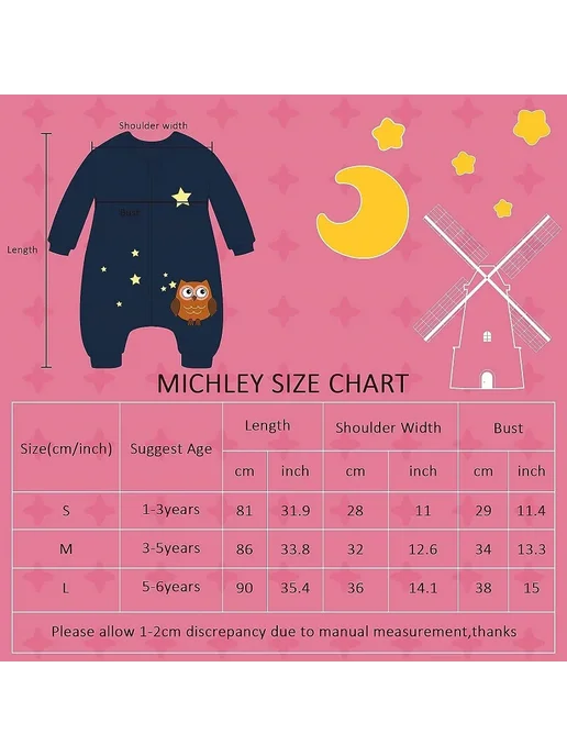 Нет бренда Детский спальный мешок MICHLEY флис для детей 1-3 лет, желтый, фото 4
